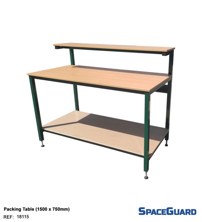 standard packing tables