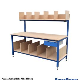 packing table mdf and steel