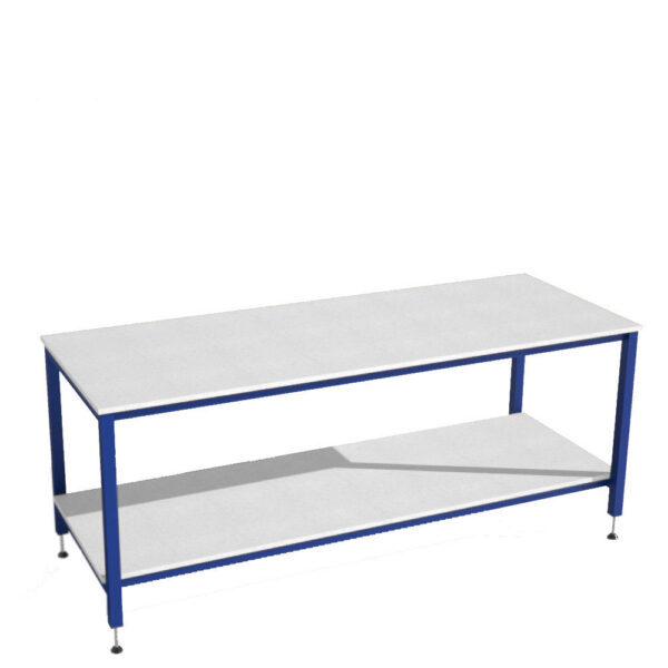 Packing Table with Lower Shelf
